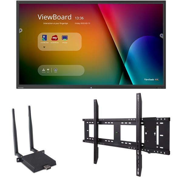 Viewsonic IFP9850-E1 98” ViewBoard® 4K Ultra HD Interactive Flat Panel Bundle 1