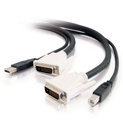 C2G 14177 6ft DVI Dual Link + USB 2.0 KVM Cable