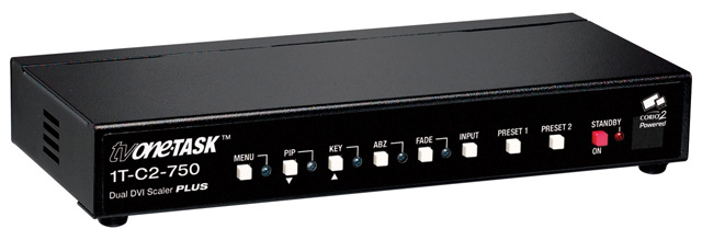tvOne 1T-C2-750 Dual PIP DVI-I Scaler with Key, Mix & Seamless Switching