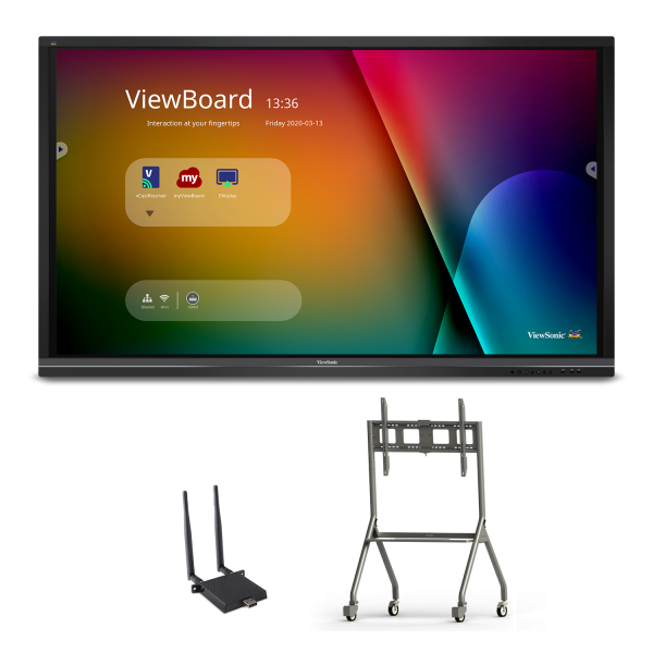 Viewsonic IFP8650-E4 All-In-One ViewBoard Bundle
