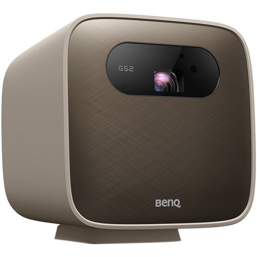 BenQ GS2 500lm Full HD Portable DLP Projector with Wireless Adapter, Brown