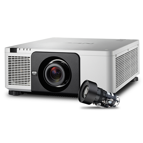 NEC NP-PX1004UL-W-18 10,000lm WUXGA DLP Installation Projector w/ Lens, White