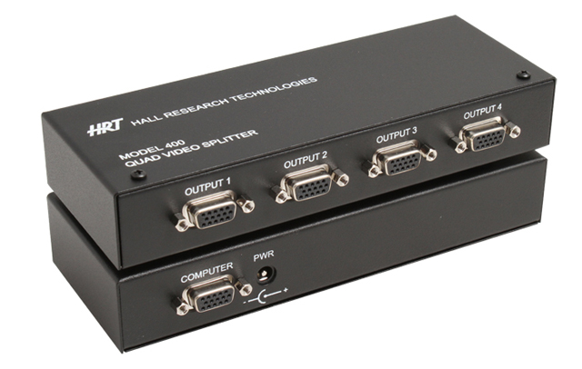 Hall Research 400 4-port VGA Video Splitter/Distribution Amplifier