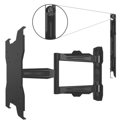 Crimson AU42 World's thinnest Articulating Mount for 13-42in TV's