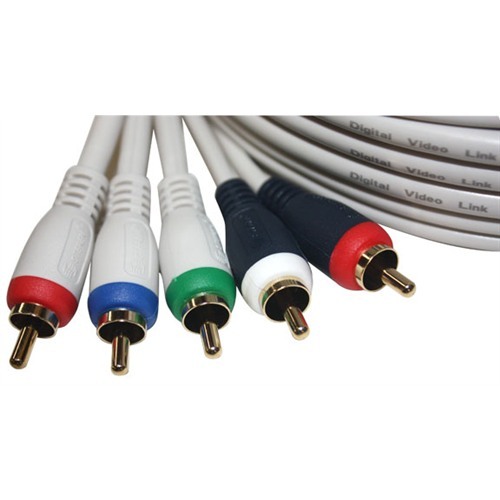 Covid VP-5RCA-5RCA-12 Component Video with Stereo Audio Cable, 12ft