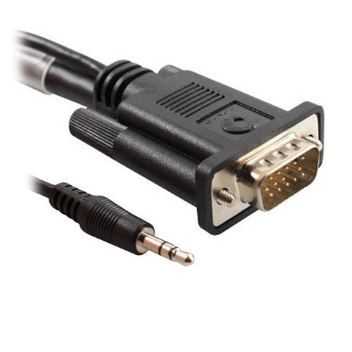 Covid VPR1211-75AM VGA Cable with Audio, 75ft
