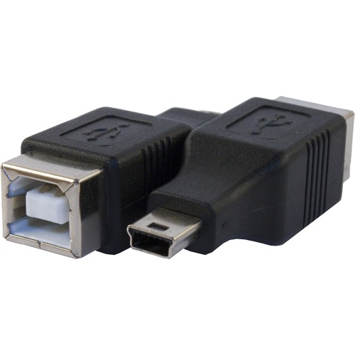 Covid ADP-USBBF-MBM Adapter, USB-B Female To USB Mini-B Male