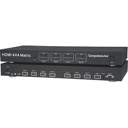 Comprehensive HDMI 4x4 Matrix Switcher with RS232