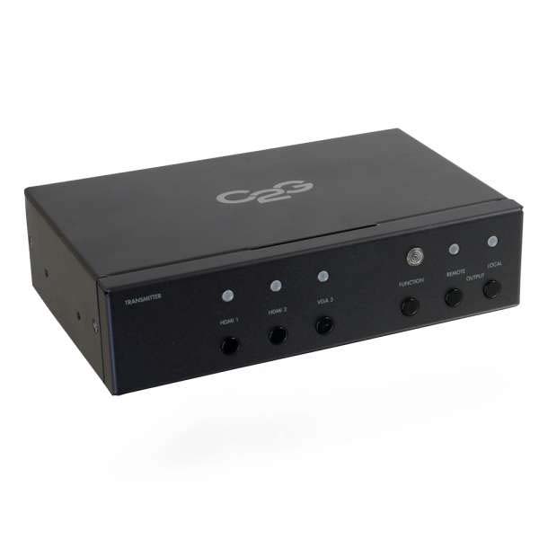 C2G HDMI & VGA + Stereo HDBaseT Transmitter to Scaler/De-Embedder Kit