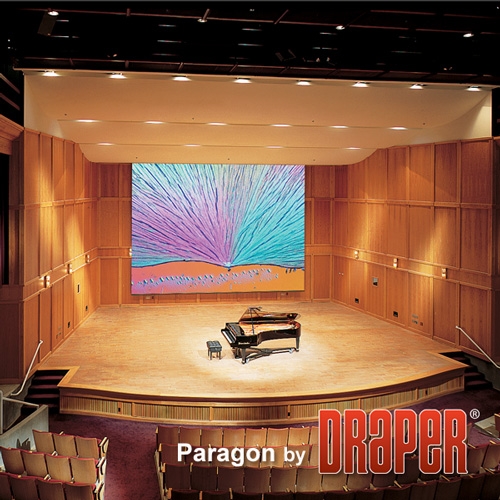 Draper 114121 Paragon/E Motorized Projection Screen 35ft