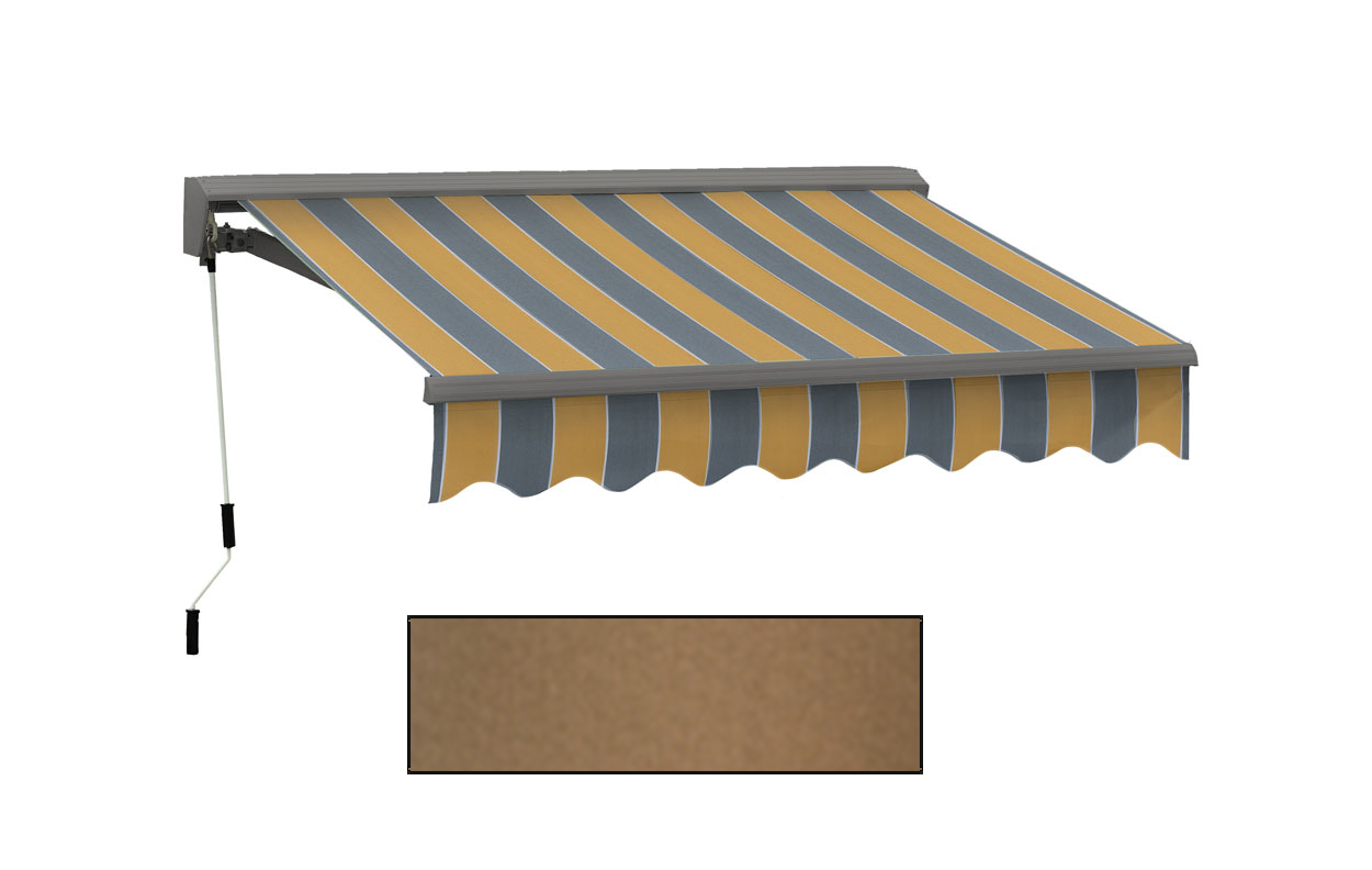 Advaning 10x8ft. C Series Manual Awning, Canvas Umber