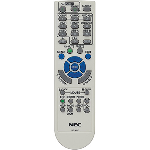 NEC RMT-PJ36 Replacement Remote Control for NP Series Projectors