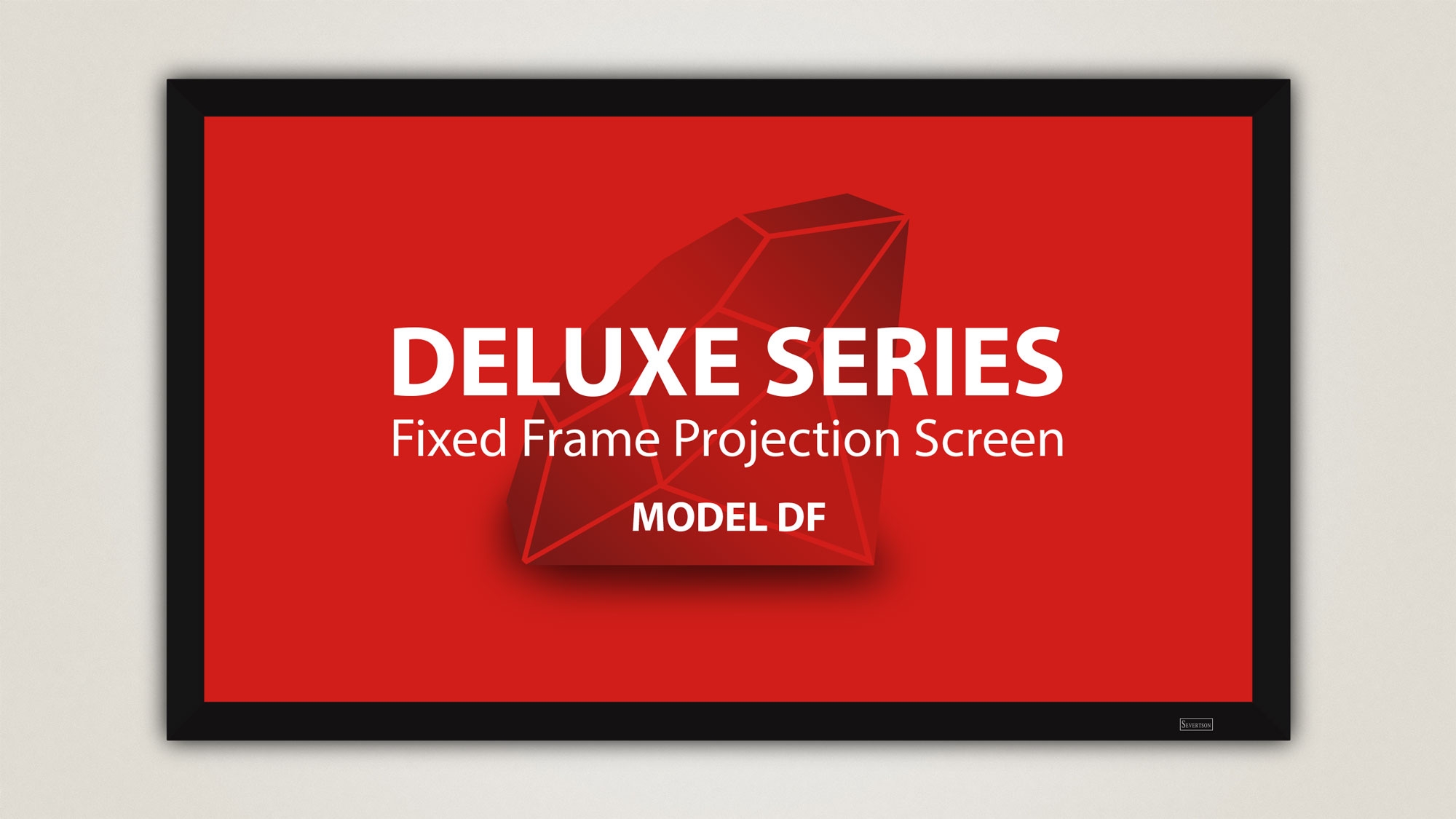Severtson 123in. 16:10 Deluxe Fixed Frame Screen, SeVision 3D GX MP