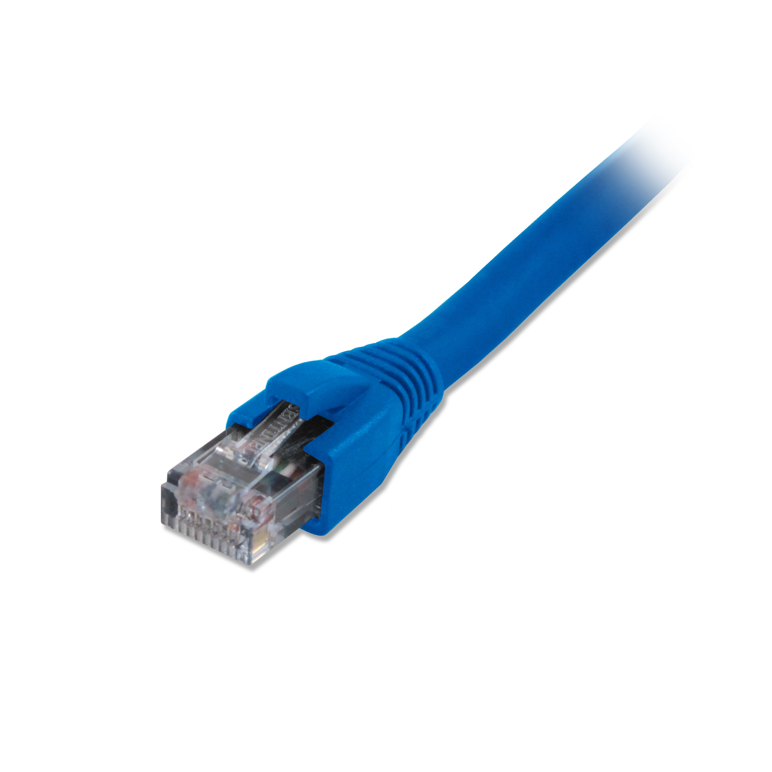 Comprehensive CAT5-350-1BLU Cat5e 350 Mhz Snagless Patch Cable 1ft Blue