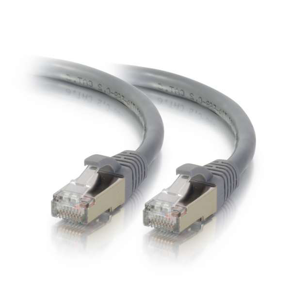 3Ft Cat.5E Shielded Patch Cable Molded Gray 