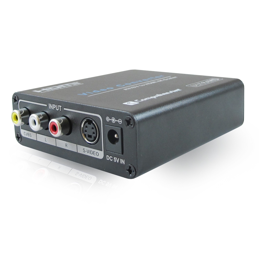 Comprehensive CCN-CSH101 Composite, S-Video and Audio to HDMI Converter