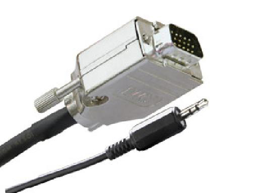 Liberty G-VGAMAM-M-35 35ft ID/DDC VGA (M-M), Audio Plenum Cable, Black