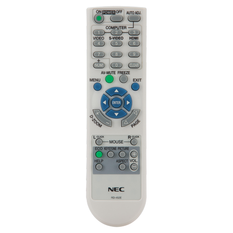 NEC RMT-PJ32 Replacement Remote Control for NP-U300X and NP-U310W Projector