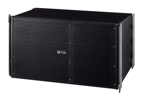 Toa Electronics SRA12S Mid-Sized Line Array 450W Speakers (Black)