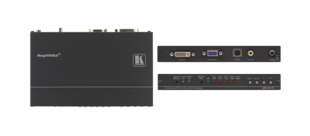 Kramer VP-417 Component/S-Video to VGA/DVI ProScale Digital Scaler