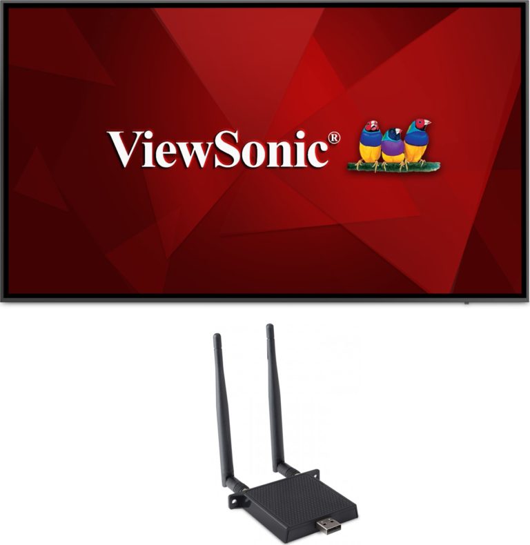 ViewSonic CDE8620-W1 – 86? Large Format Presentation Screen (Black)