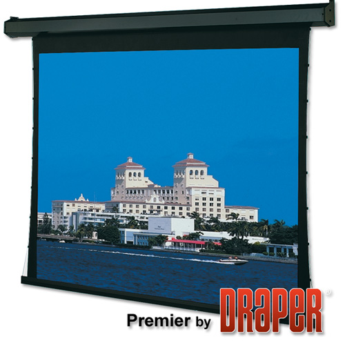 Draper 101185 Premier Motorized Front Projection Screen 133in
