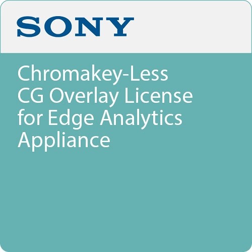 Sony REAL0400 Chromakey-Less CG Overlay License for Edge Analytics Appliance